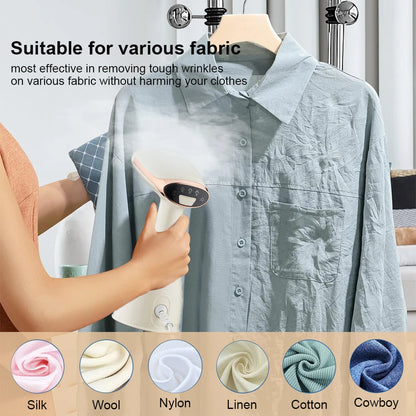 Garment Steamer Portable Steam Iron For Clothes 1500W Powerful Handheld Mini Vertical Ironing Clothes Machine For Home Travel