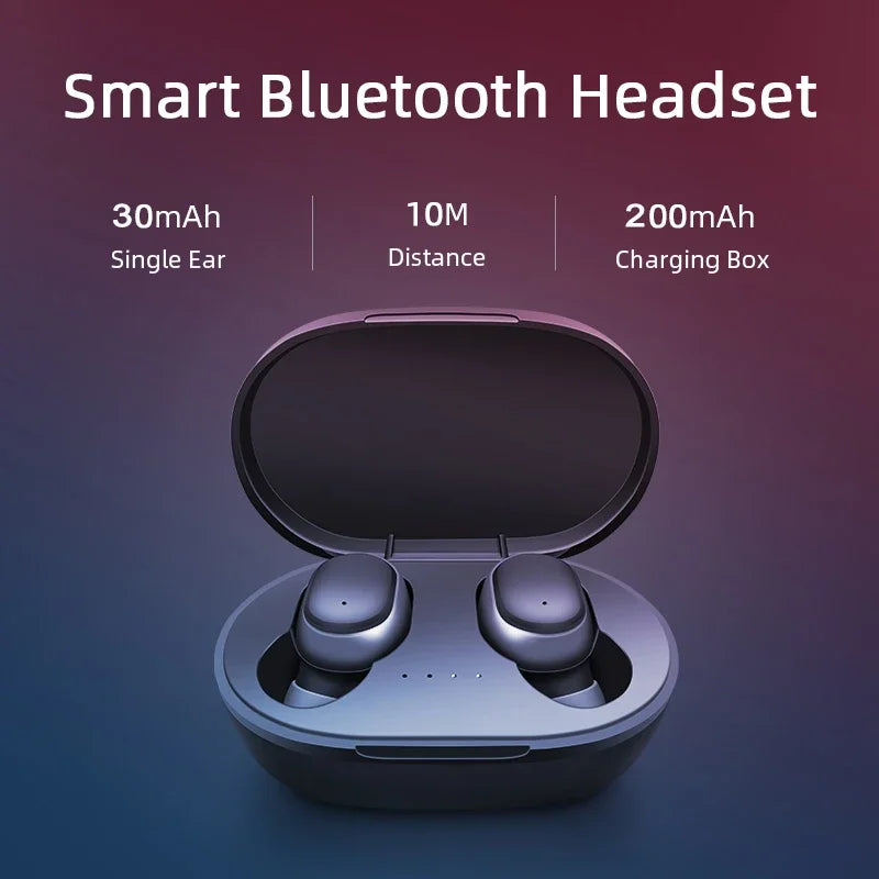 Original Mini TWS Wireless Headphones with Mic Noise Cancelling Earbuds Wireless Bluetooth Headset A6S Fone Bluetooth Earphones