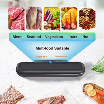 Food Vacuum Sealer 220V Automatic Vacuum Packaging Machine For Food Z-21 Household Vacuum Sealing With 50pcs Package Bags