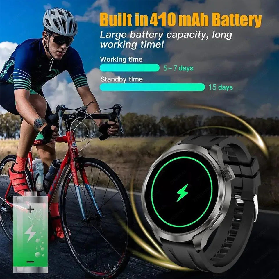 2024New For HUAWEI Sports Smart Bracelet Men Watch 1.85 AMOLED Screen GPS Compass Altimeter Waterproof Bluetooth Call SmartWatch