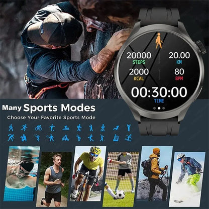 2024New For HUAWEI Sports Smart Bracelet Men Watch 1.85 AMOLED Screen GPS Compass Altimeter Waterproof Bluetooth Call SmartWatch