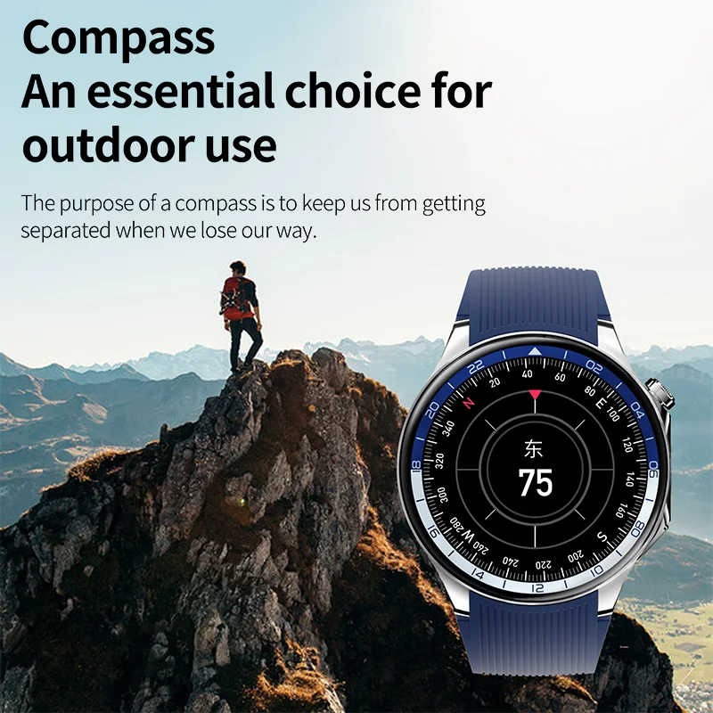 2024 New For Huawei Original GT4 Pro Men Smartwatch Bluetooth Call GPS Track NFC Compass IP68 Waterproof Track Men Smartwatch