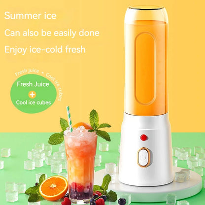 Portable Wireless Blender Electric Fruit Juicer Machine For Orange Ice Crushing 10 Blades Auxiliary Food Machine 1500mA Mixer