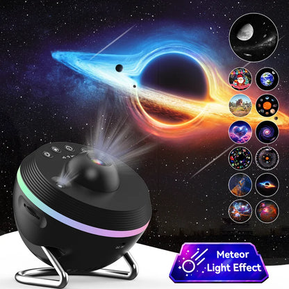 Christmas Gift 13 in 1 Meteor Home Planetarium Galaxy Star Projector Ultra Clear proyector Night Light Lamp For Kids Gifts