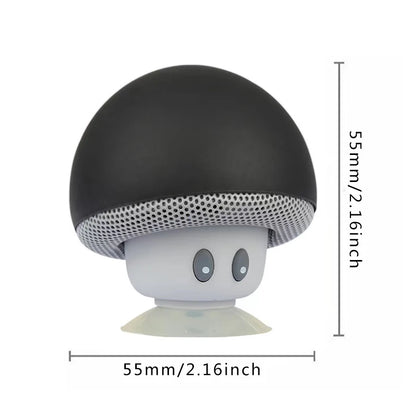 Mini Cute Mushroom Bluetooth Speaker Outdoor Portable Stereo IPX4 Waterproof Loudspeaker Audio For Most Phones