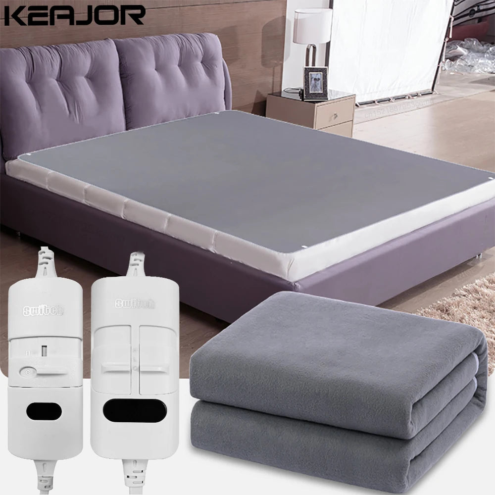 Electric Blanket 220V Electric Heating Blanket Thicker Automatic Thermostat Body Warmer Thermal Mattress for Room Blanket heated