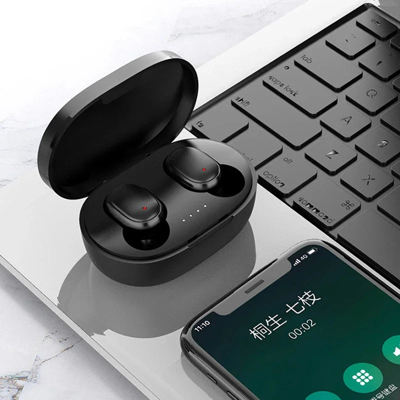 Original Mini TWS Wireless Headphones with Mic Noise Cancelling Earbuds Wireless Bluetooth Headset A6S Fone Bluetooth Earphones